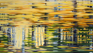 autumn drive 3 northwest territories Painting | oil on canvas
