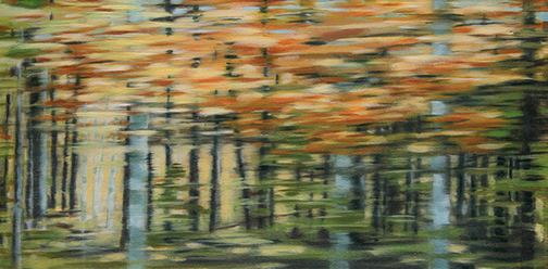 Painting | Autumn Drive 3, Northwest Territories | oil on canvas | 8x16