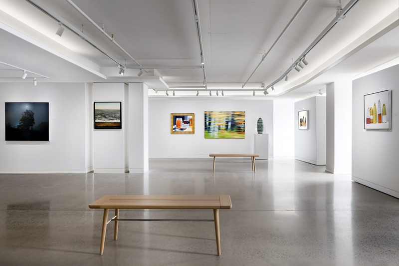 true colours gallery Muir luxury hotel halifax installation photo