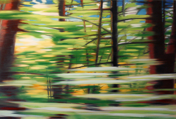 Spring, BC, oil painting, 40x60 inches