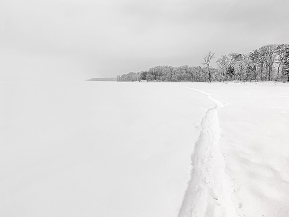 winter path Giclee print | 12x18