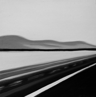 Gaspesie drive 9 oil on panel | 5x5