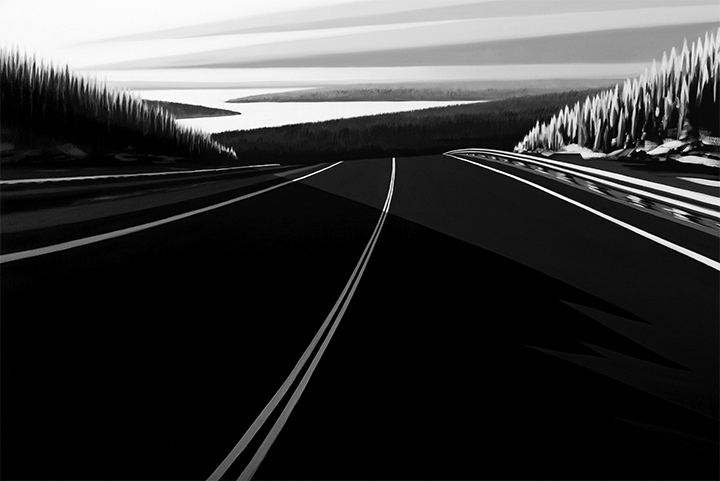 Painting | Heading North | New Brunswick | oil on canvas | , 40x60
