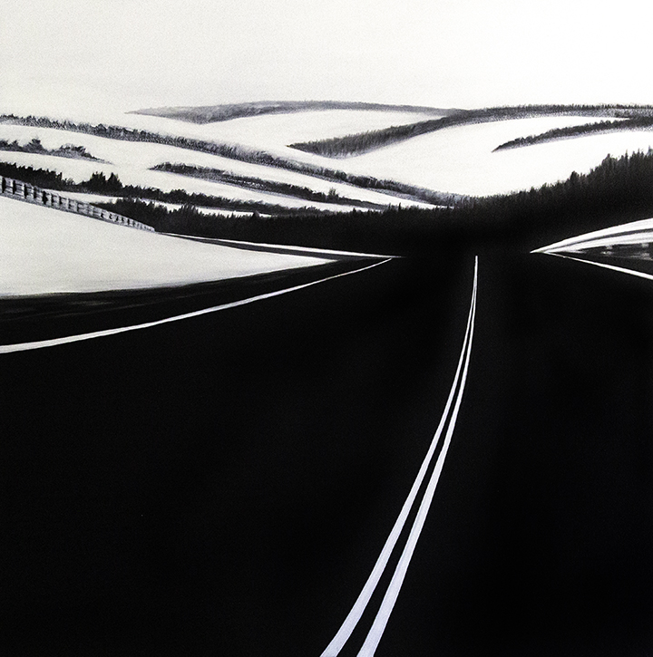 Painting | Heading South, New Brunswick | oil on canvas | 40x40